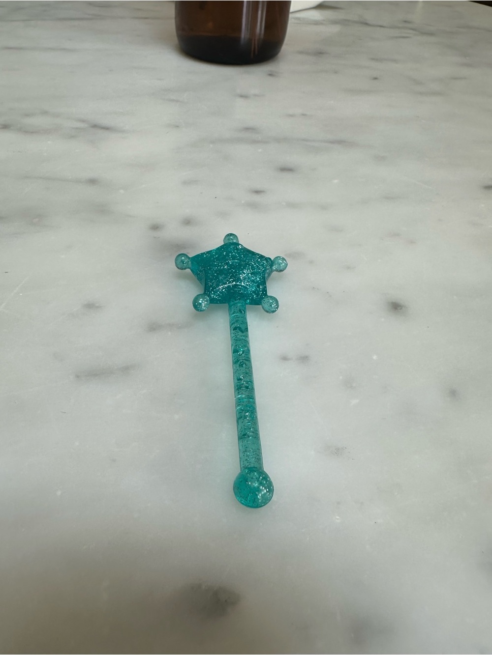 Vintage 1980s Generation 1 (G1) My Little Pony princess wand accessory Teal